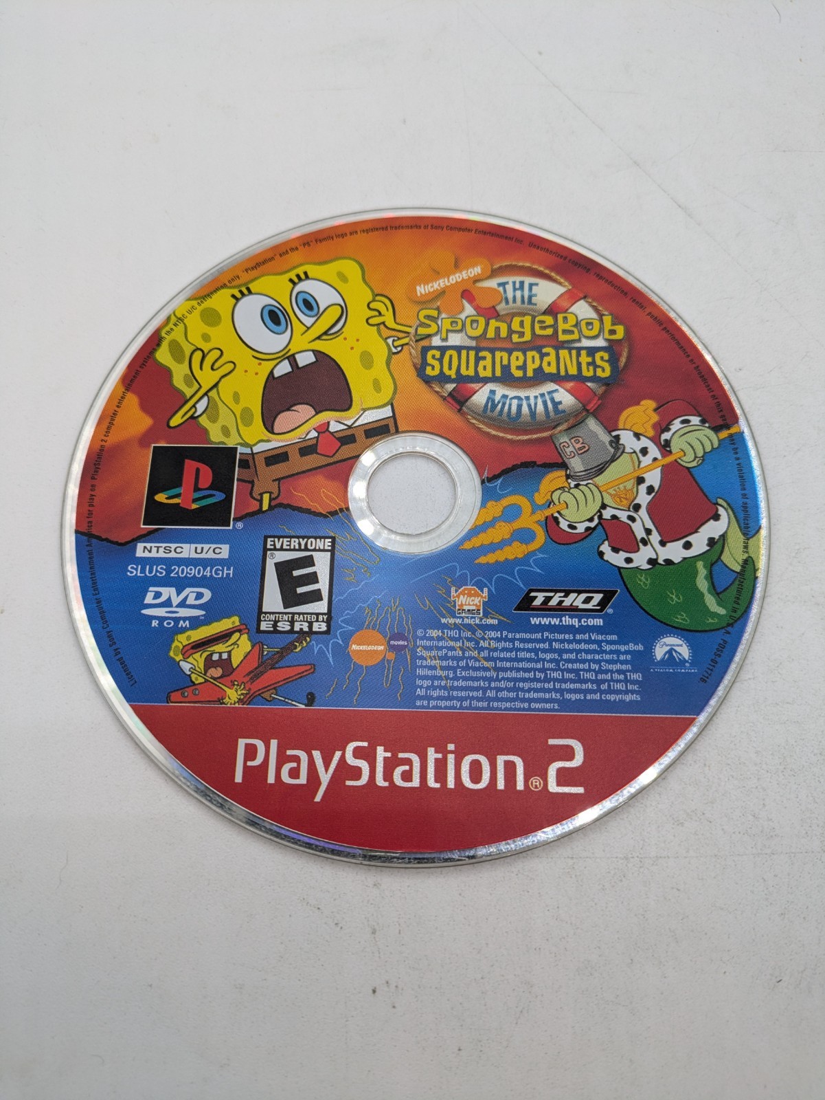 The SpongeBob SquarePants Movie PS2 Disc Only Tested Working