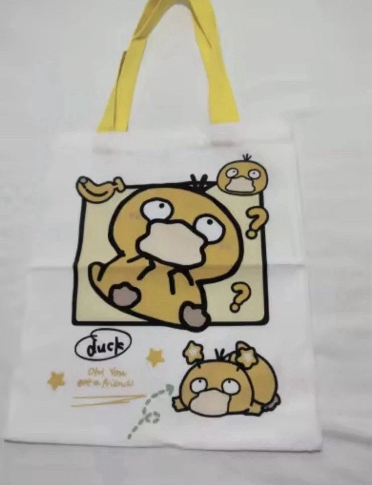 New 2026 from Pokémon Psyduck Tote Bag