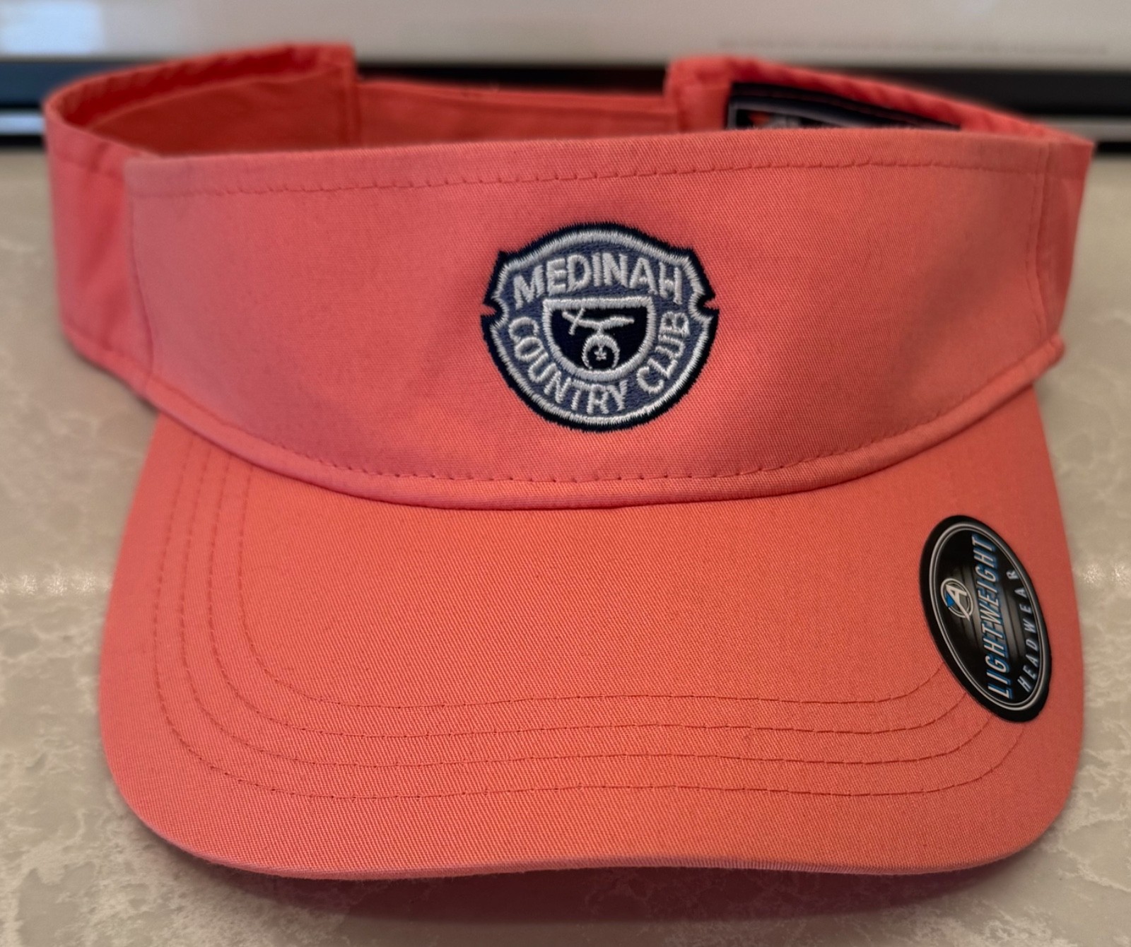 NWT - Medinah Country Club - Ahead Visor - Men\'s Adjustable NEW Small/Medium Fit