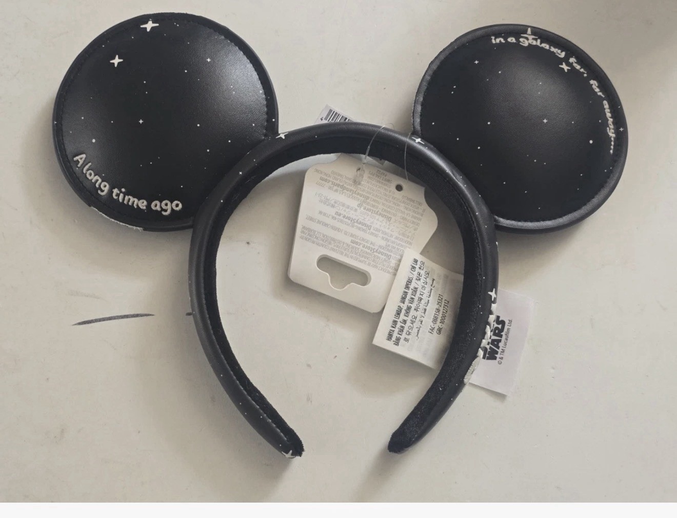 Disney Star Wars Galaxy Far Far Away Mickey Minnie Mouse Ears Headband NWTS