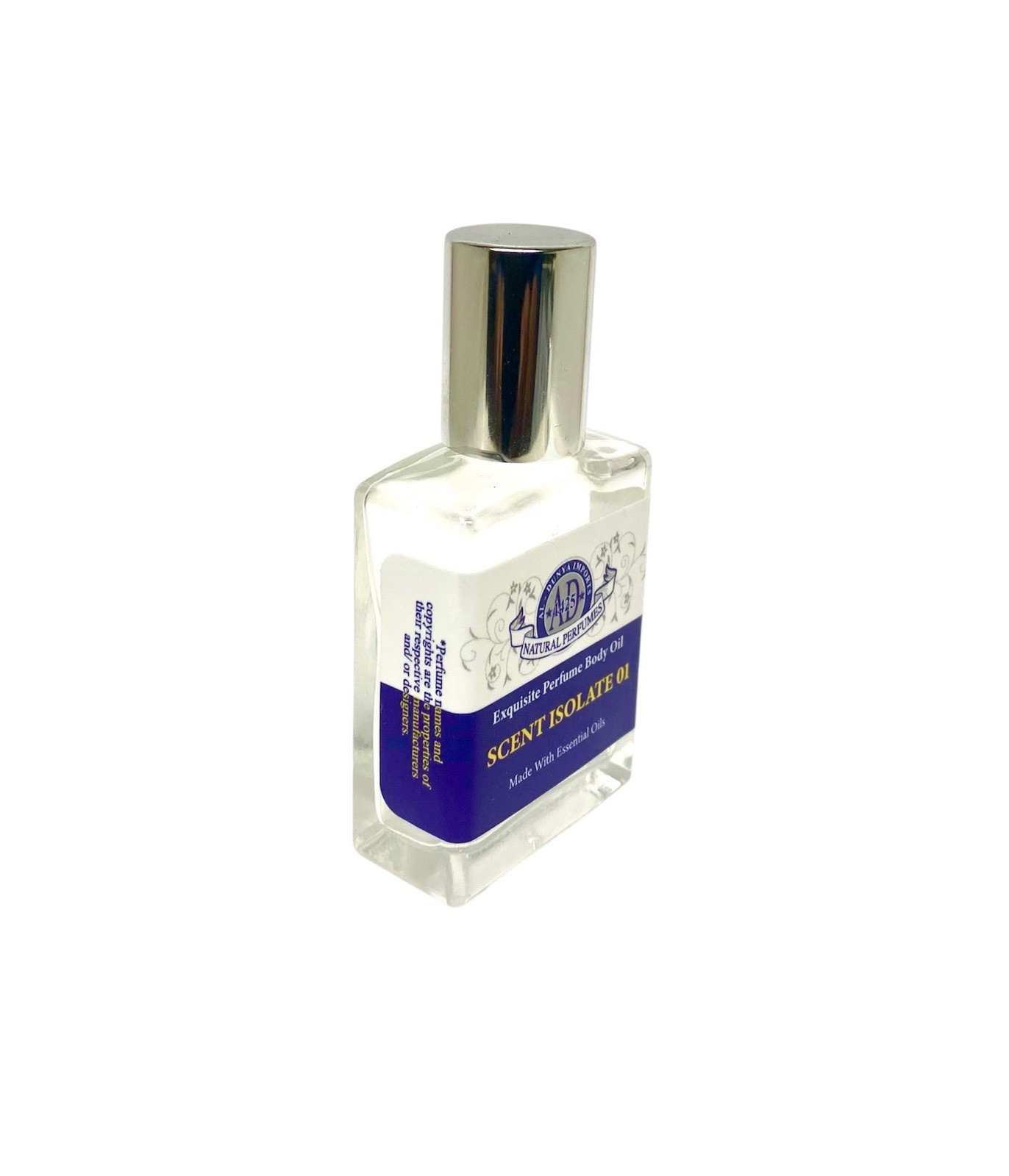 Scent Isolate 01. Al-Dunya Imports. An Iso E Super Molecule Perfume Oil. 15ml