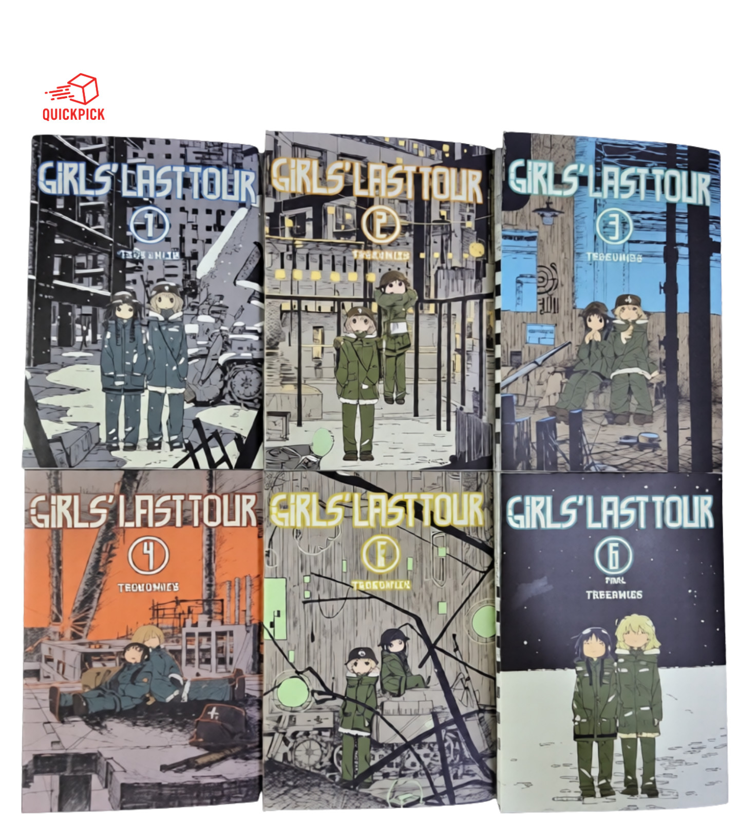 Girls' Last Tour  Vol 1-6 Manga English Complete Set Tsukumizu Express Shipping