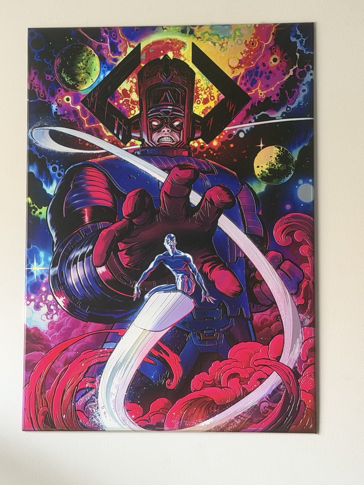Jack Kirby Fantastic Four Galactus Silver Surfer Limited Edition Displate