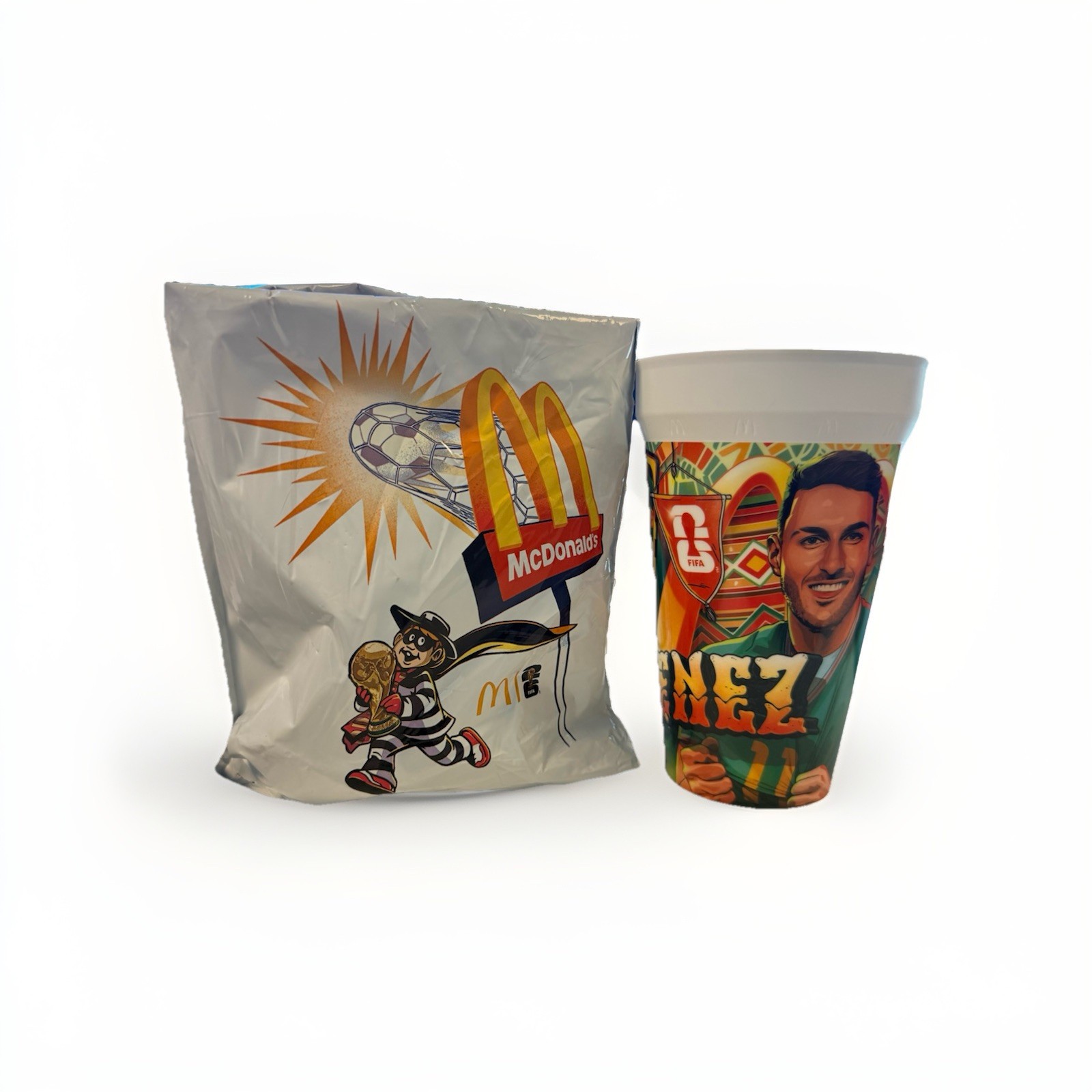 McDonald's 2026 FIFA World Cup Collectible Cup - Santiago Giménez (Opened)