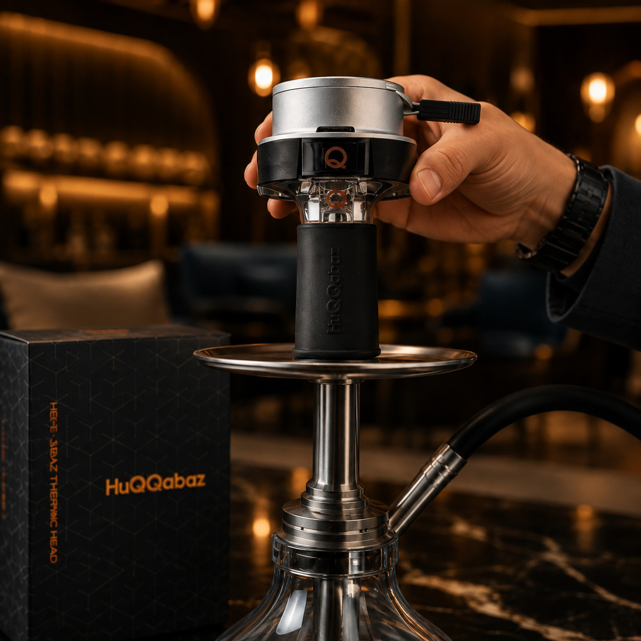 HuQQabaz BlackHookah HMD Fast Shipping
