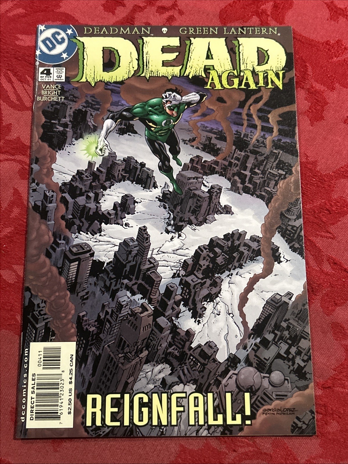 Dead Again #4 (of 5) - 2001 DC Comics - Deadman Green Lantern - Bagged/Boarded
