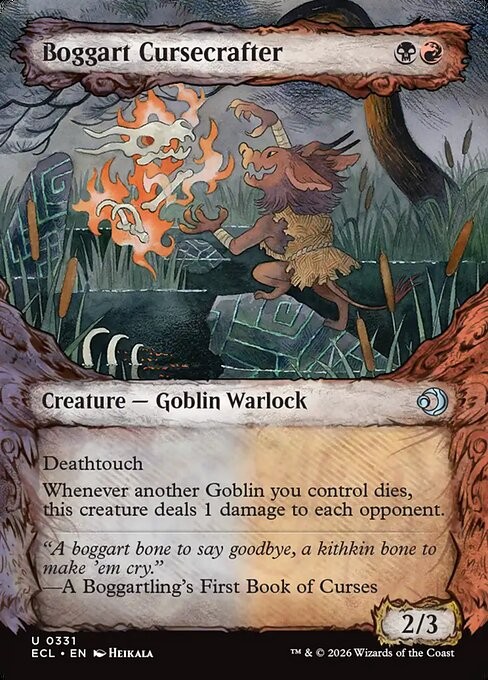 Boggart Cursecrafter (331) (Showcase) (Non-Foil) ECL MTG NM