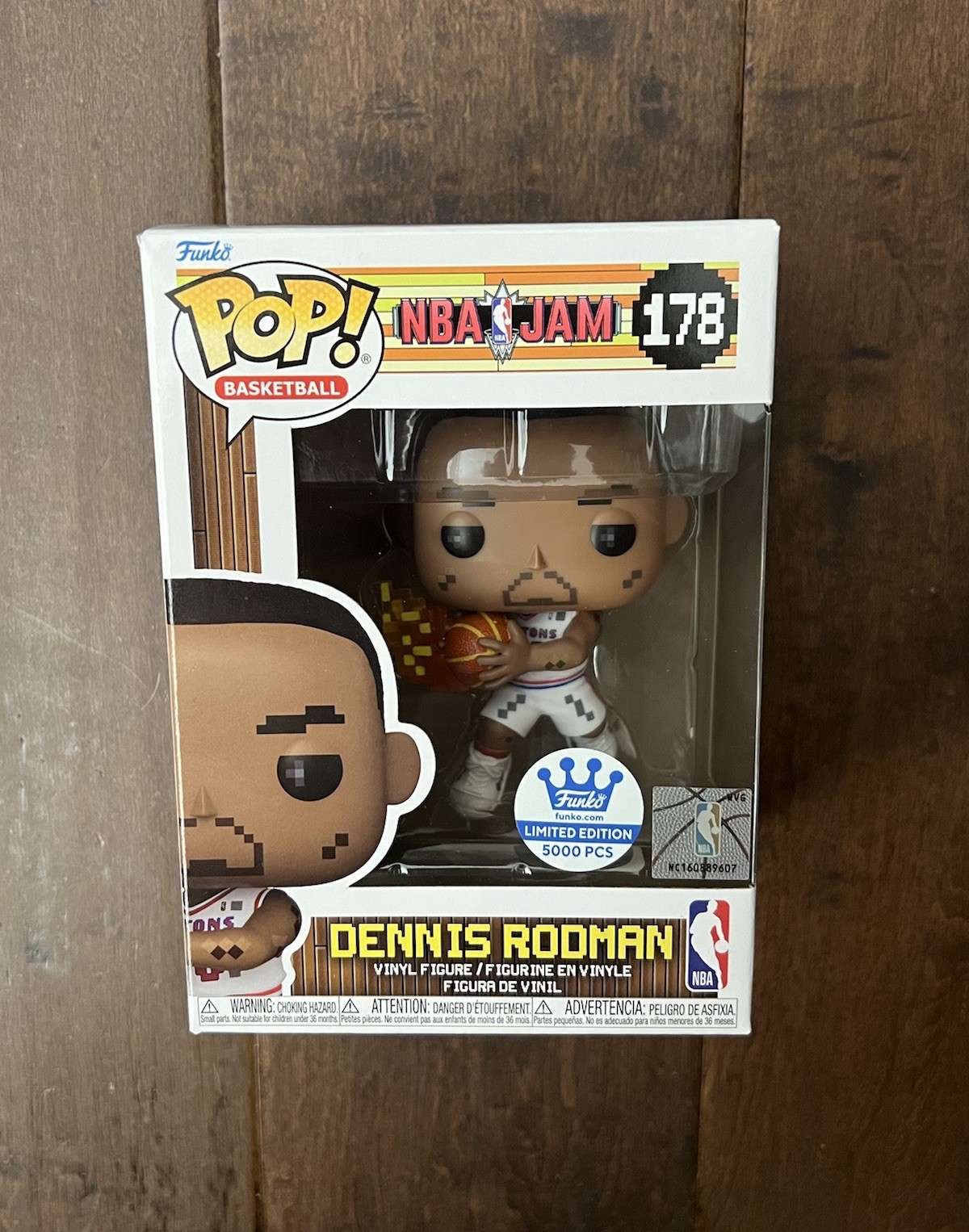 Funko Pop Sports NBA Jam Dennis Rodman Shop Exclusive #178 LE /5000 New IN HAND
