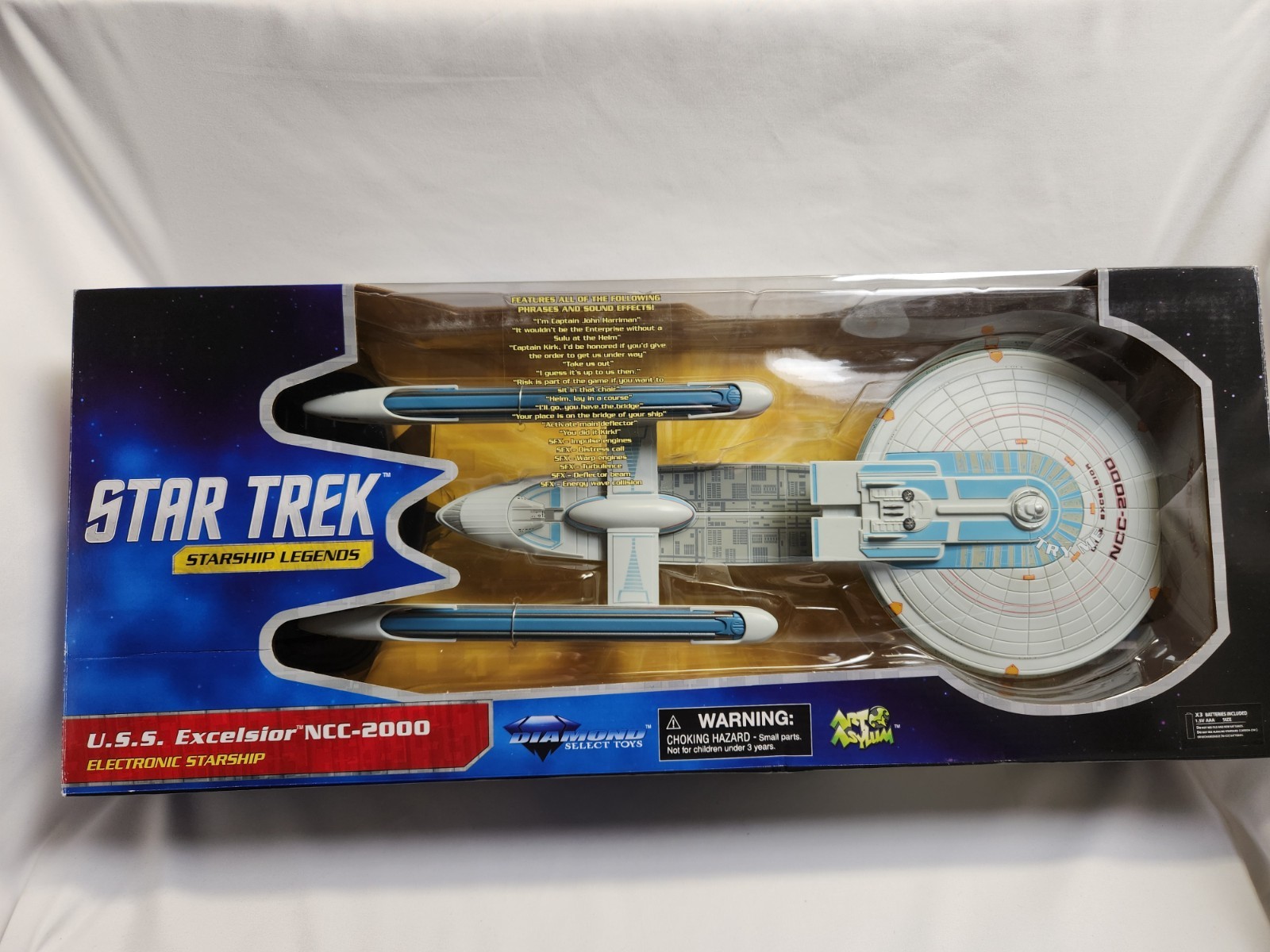 2014 Diamond Art Asylum Star Trek Starship Legends USS Excelsior NCC-2000 NIB