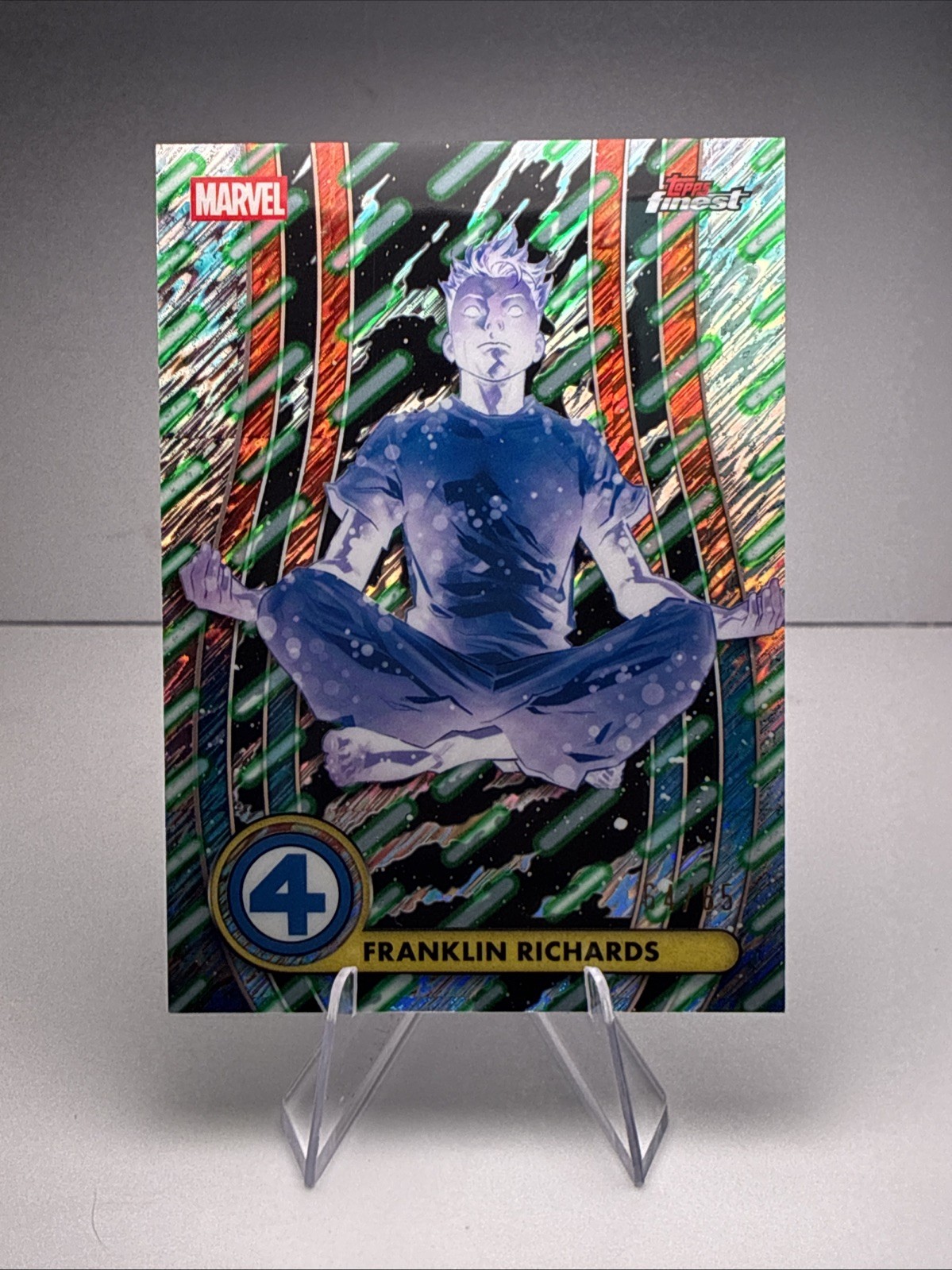 Topps Finest - Fantastic 4 Franklin Richards Shimmer /65 Marvel SP