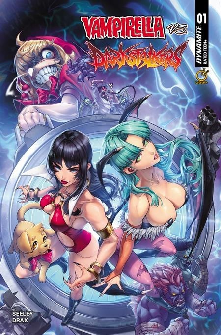 VAMPIRELLA VS DARKSTALKERS SPECIAL #1 DRAX GAL MAIN COVER NM PRE-SALE 10/7/2026