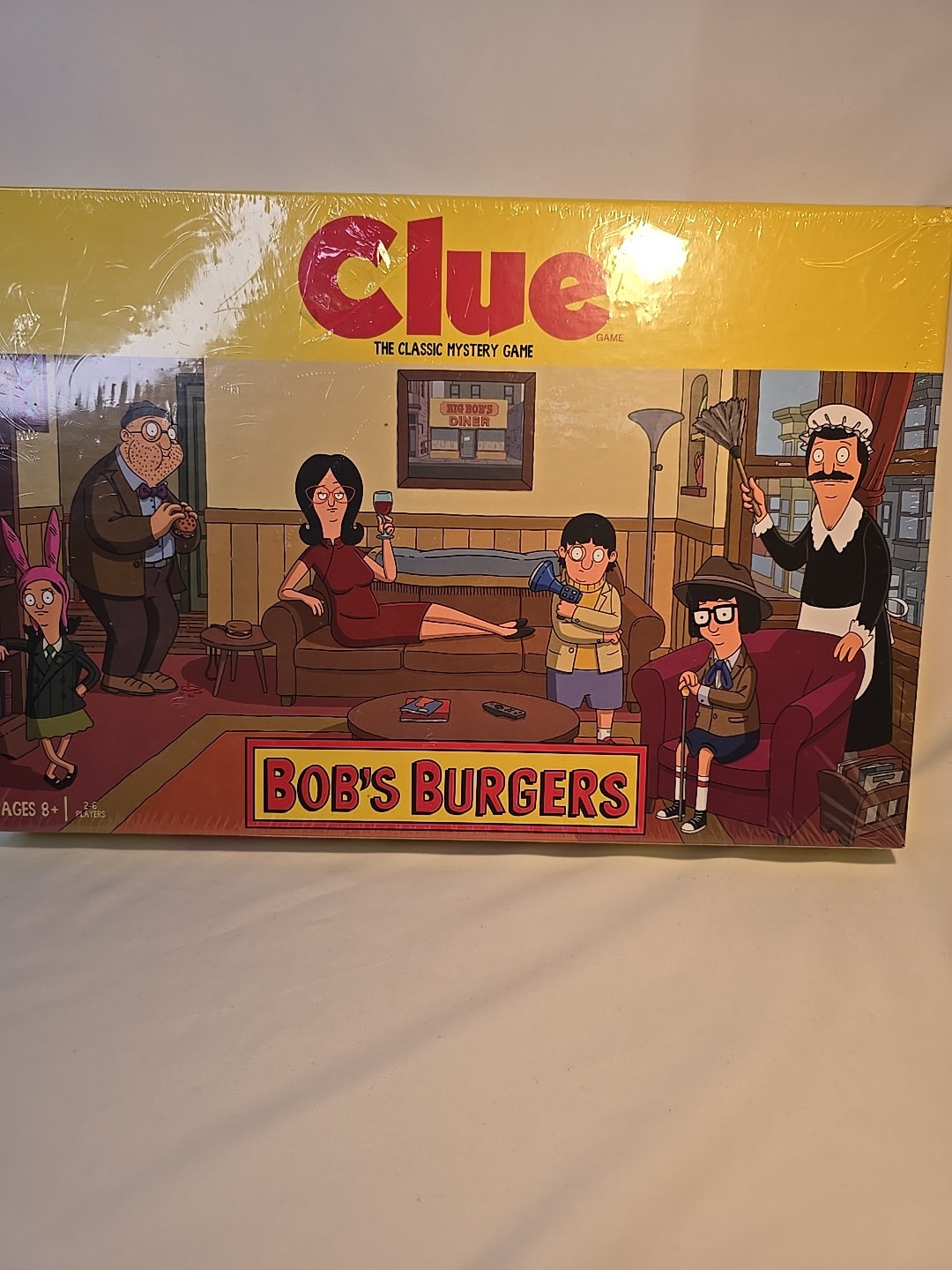2018 Sealed, NEW OPEN BOX Clue, Mystery Game: Bob's Burgers by USAopoly Complete