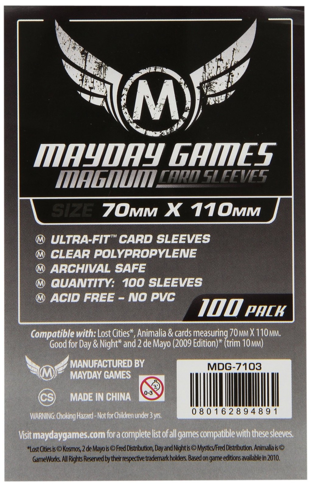 MayDay Games – Sleeves for Collectible Cards Lost (7103) (Italian Version)