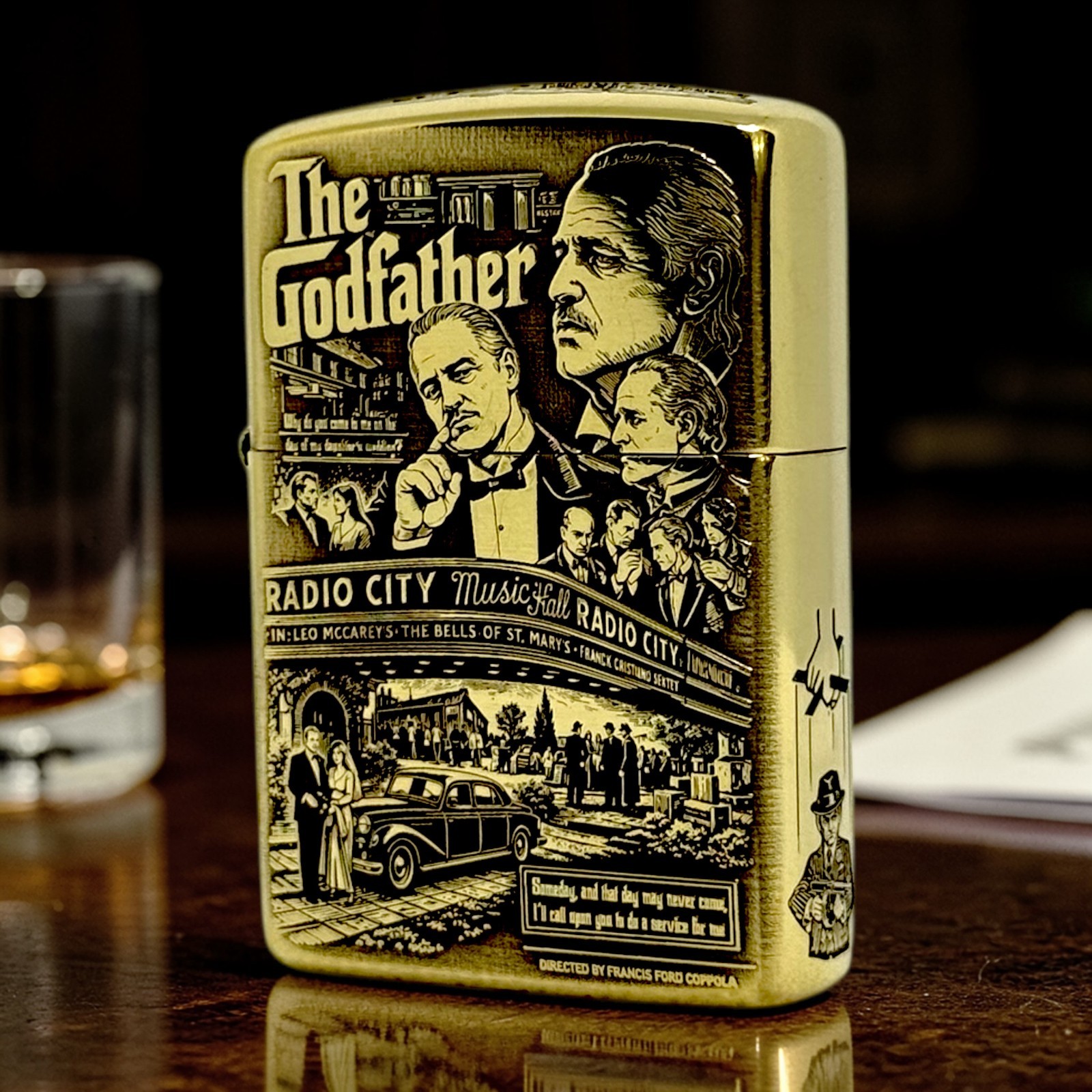 Zippo The Godfather Armor New EDC Lighter Limited Edition Gift for Him