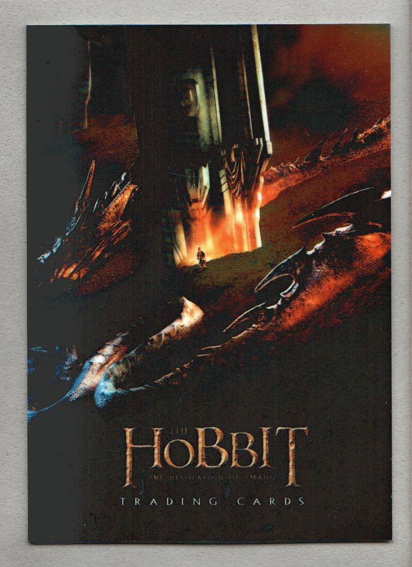 2015 Cryptozoic The Hobbit Desolation of Smaug PROMO #P2 Dragon Chrome
