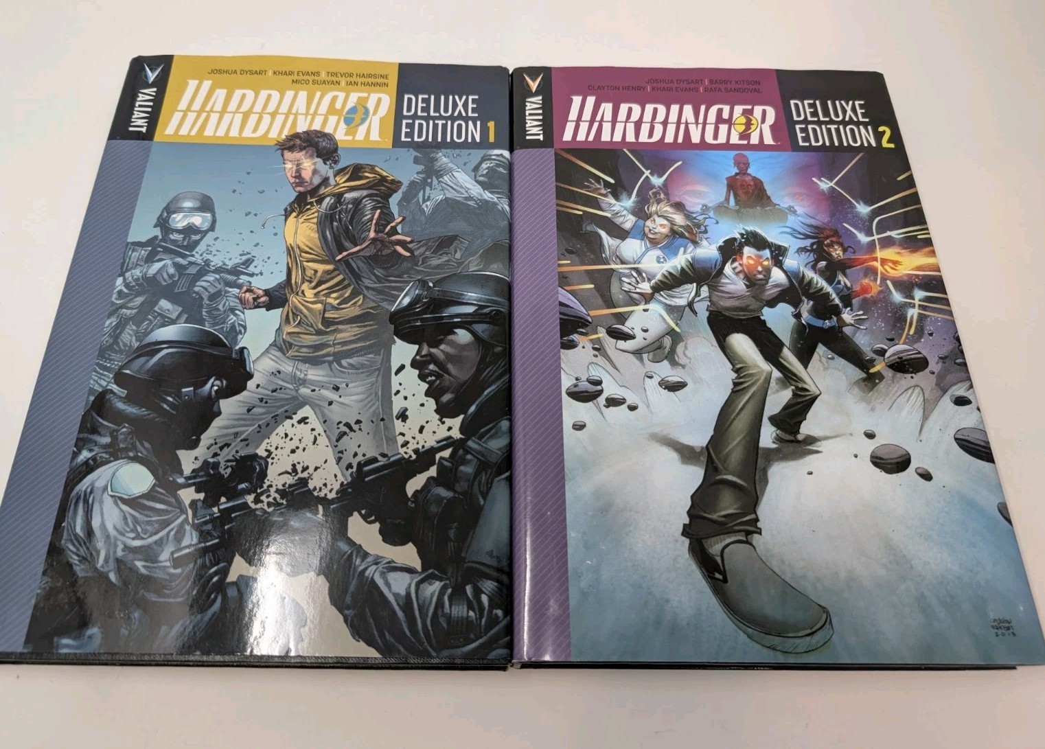 Harbinger Deluxe Edition 1-2 Hardcover Valiant Comics