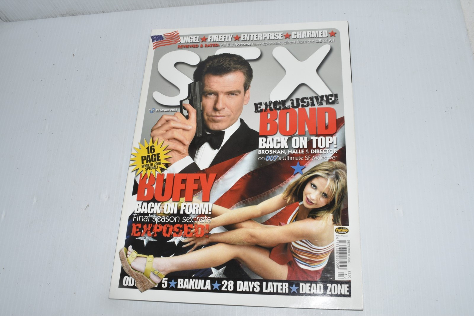 SFX MAGAZINE #98 DEC 2002- BUFFY'S FINAL SEASON- JAMES BOND- BROSNAN (RPB1263)