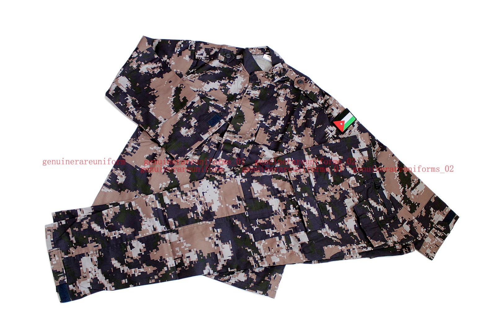 Rare Genuine Jordan Militia Digital Urban Camo Uniform BDU Many Big Tall Size