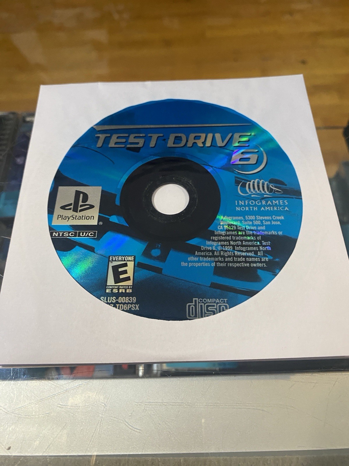 Test Drive 6 (Sony PlayStation 1, 1999, PS1) authentic Disc Only