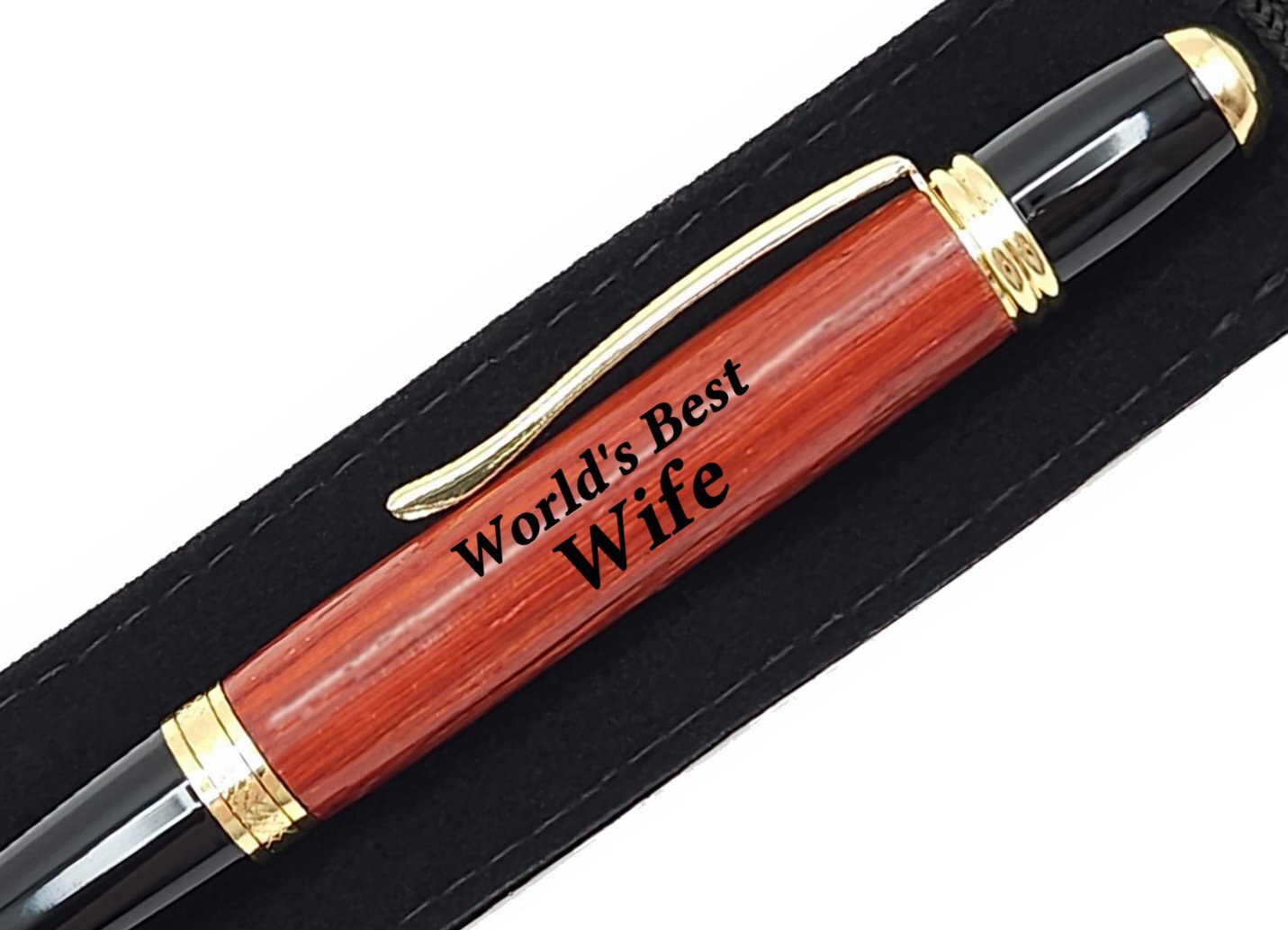 Gift For Wife World\'s Best Wife Present Engraved Pen