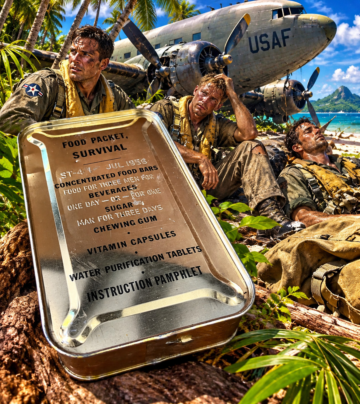 U.S AIR FORCE ST-4 TROPICAL BAIL OUT RATION