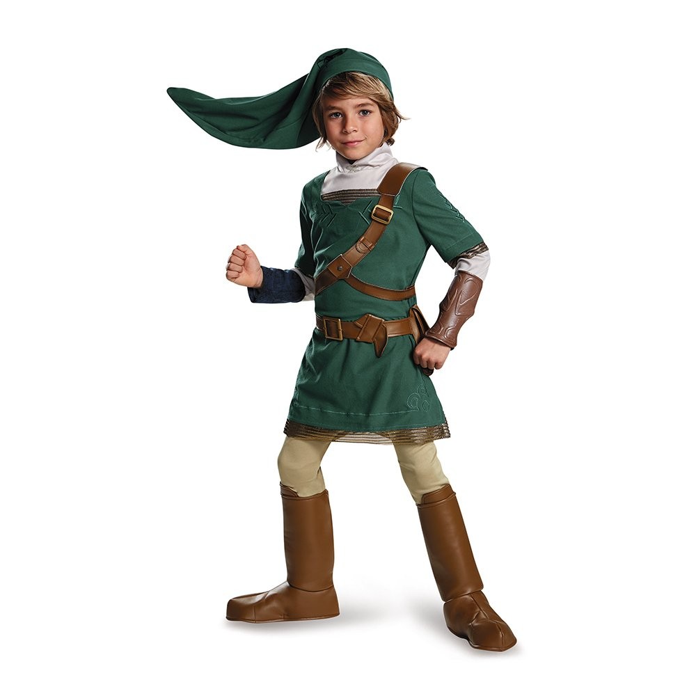 Disguise Link Prestige Legend of Zelda Nintendo Costume, Small/4-6, One Color