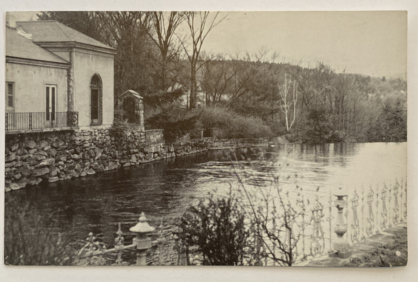 Vintage Postcard, Peterborough, New Hampshire, Beside Still Waters