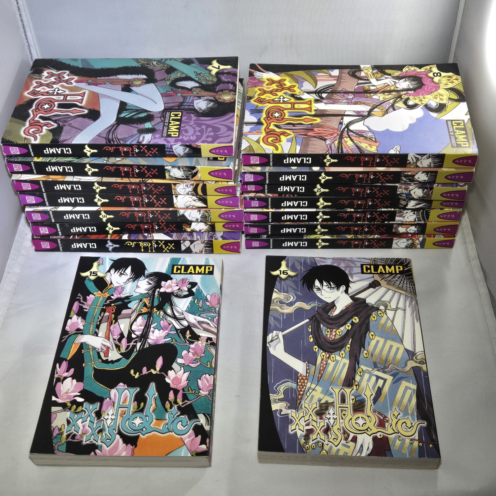 XxxHolic English Manga Lot Volumes 1-16 Delay Kodansha Clamp Comics Rare