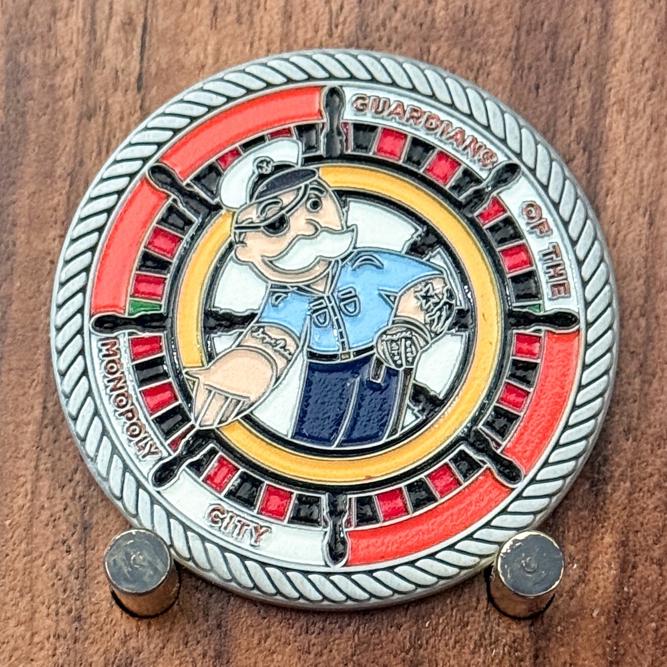 Atlantic City Coast Guard Monopoly Nautical Collectible Challenge Coin(B)  1#40