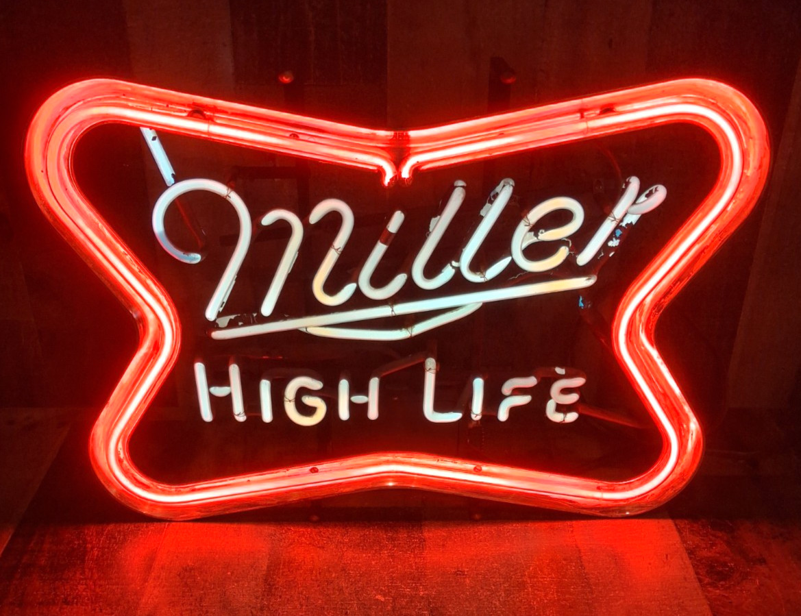 Vintage Miller High Life Neon Sign 1985 Tested  21