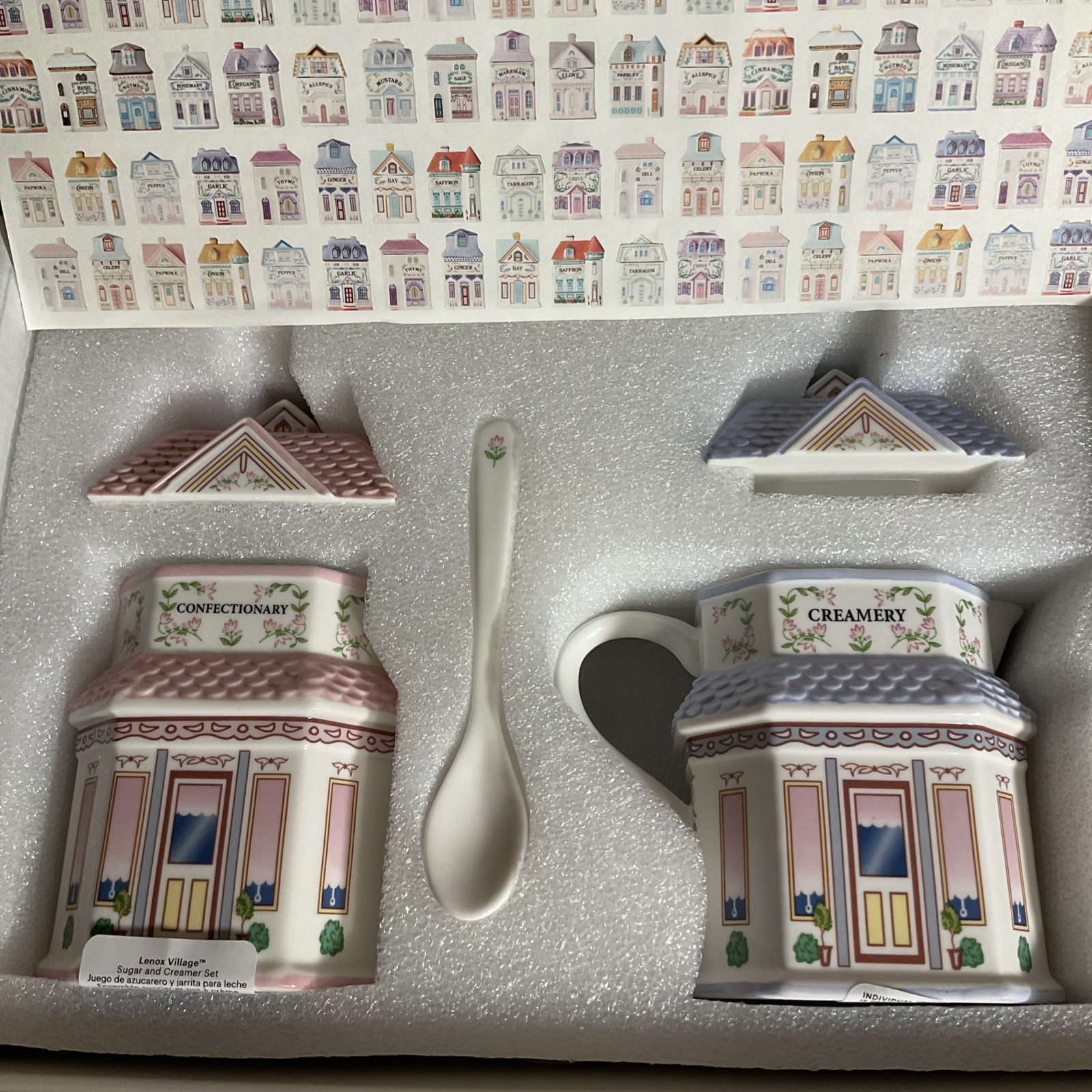 Lenox Spice Village 2025 Sugar & Creamer Set Brand New