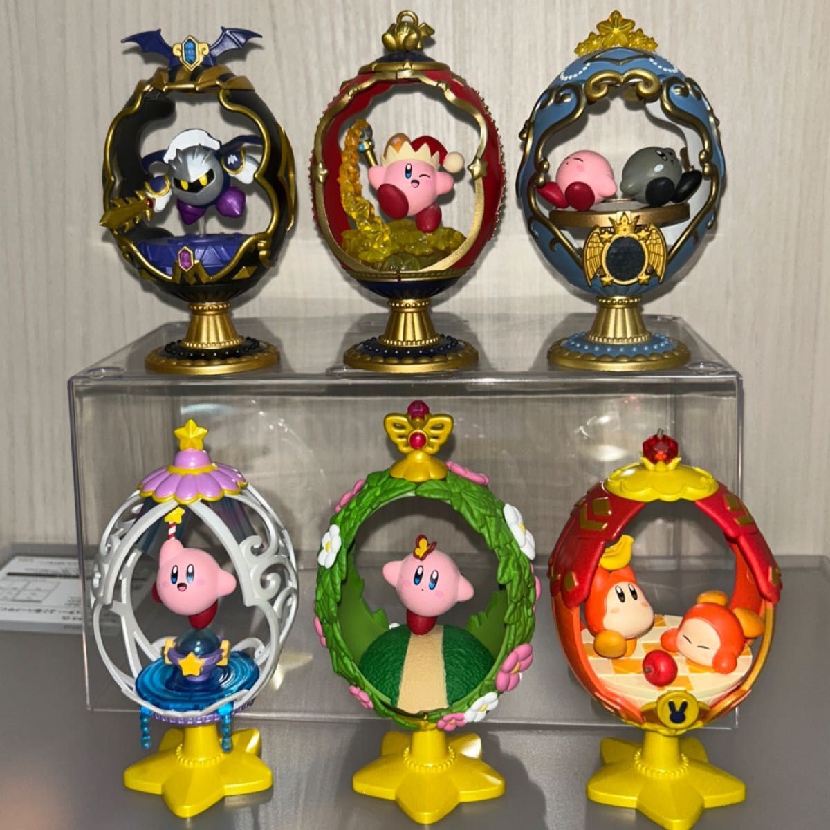 Kirby Ovaltique Collection 6 Figure Set Collectible 15+