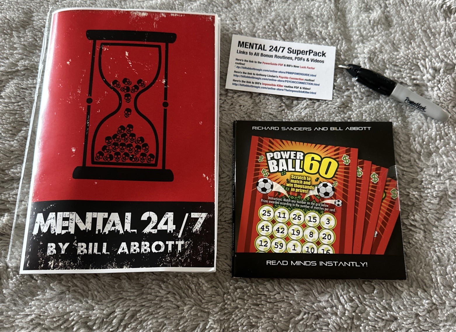 Mental 24/7 Superpack by Bill Abbott Super Pack Power Ball 60 DVD Mind Control