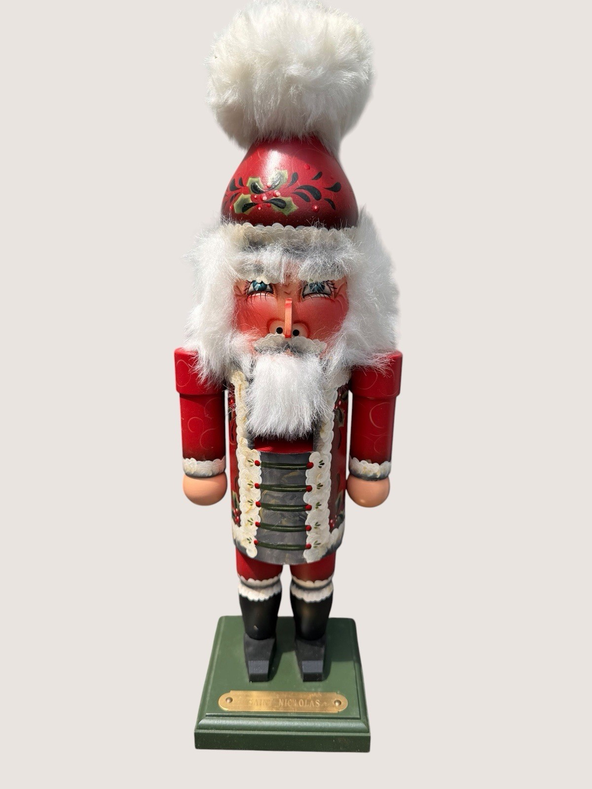 Vintage Milford Saint Nicholas Nutcracker Signed Susan Milford #337/5000