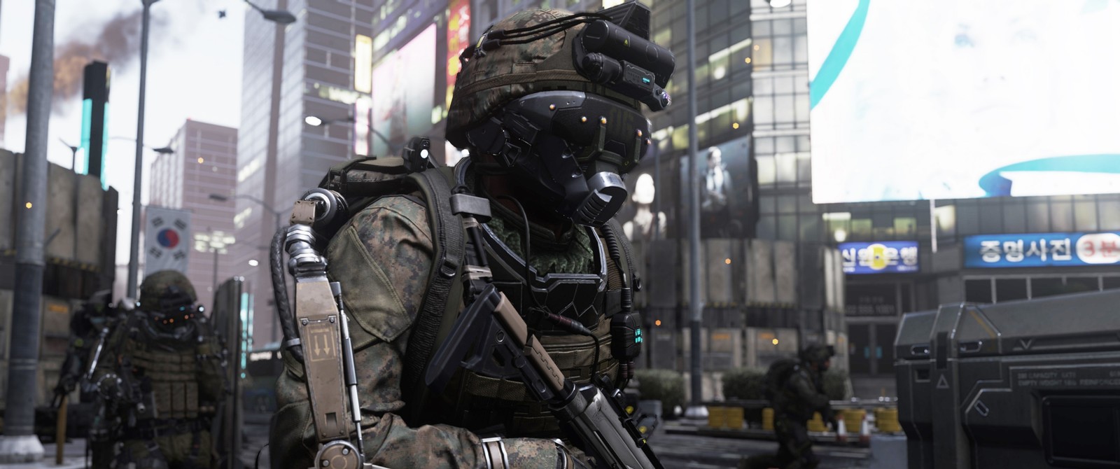 artwork soldier weapon military shot Call of Duty Advanced Warfare 11x17 Poster