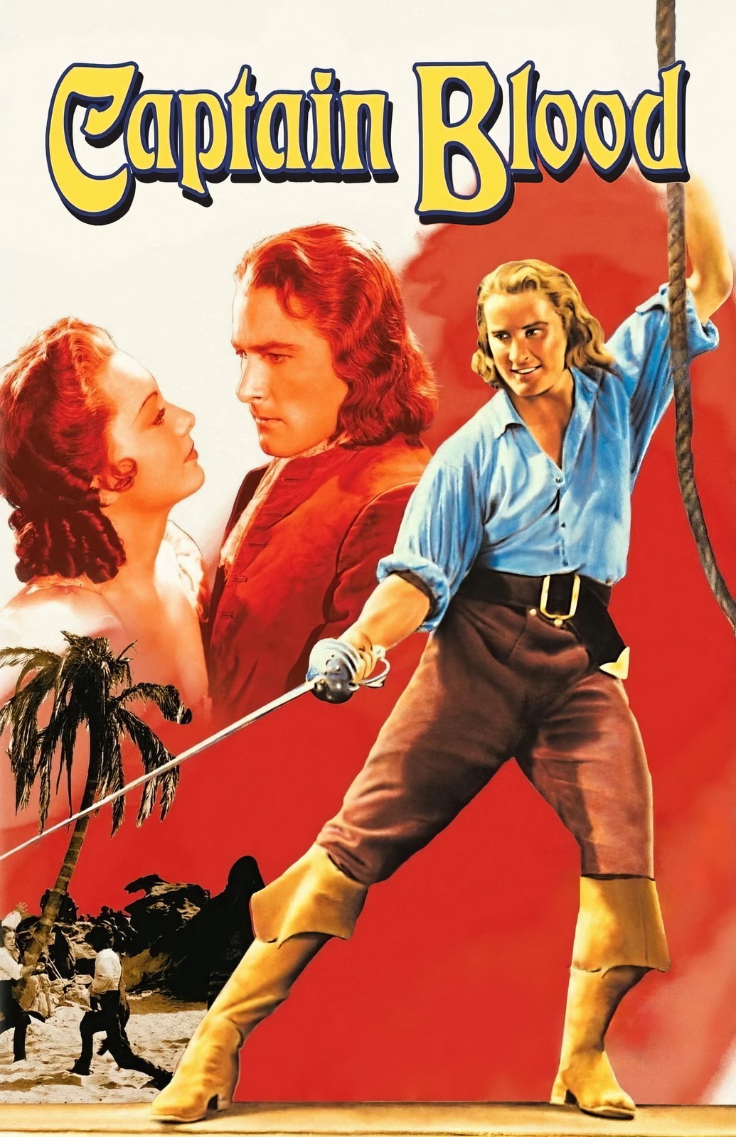 Captain Blood Movie Poster Print Wall Art Home Decor Vintage Film