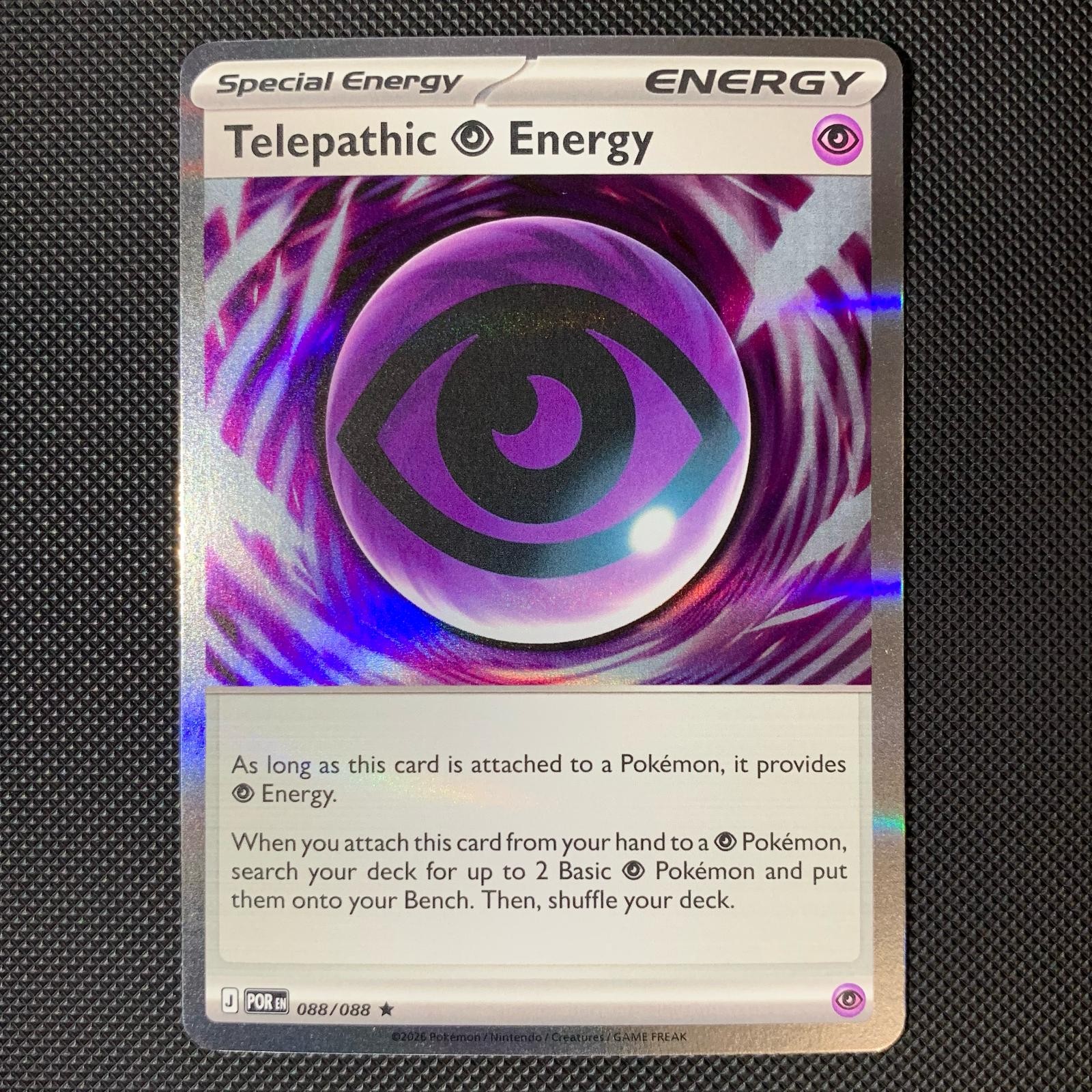 Telepathic Psychic Energy 088/088 Rare Perfect Order Pokemon Holo Near Mint
