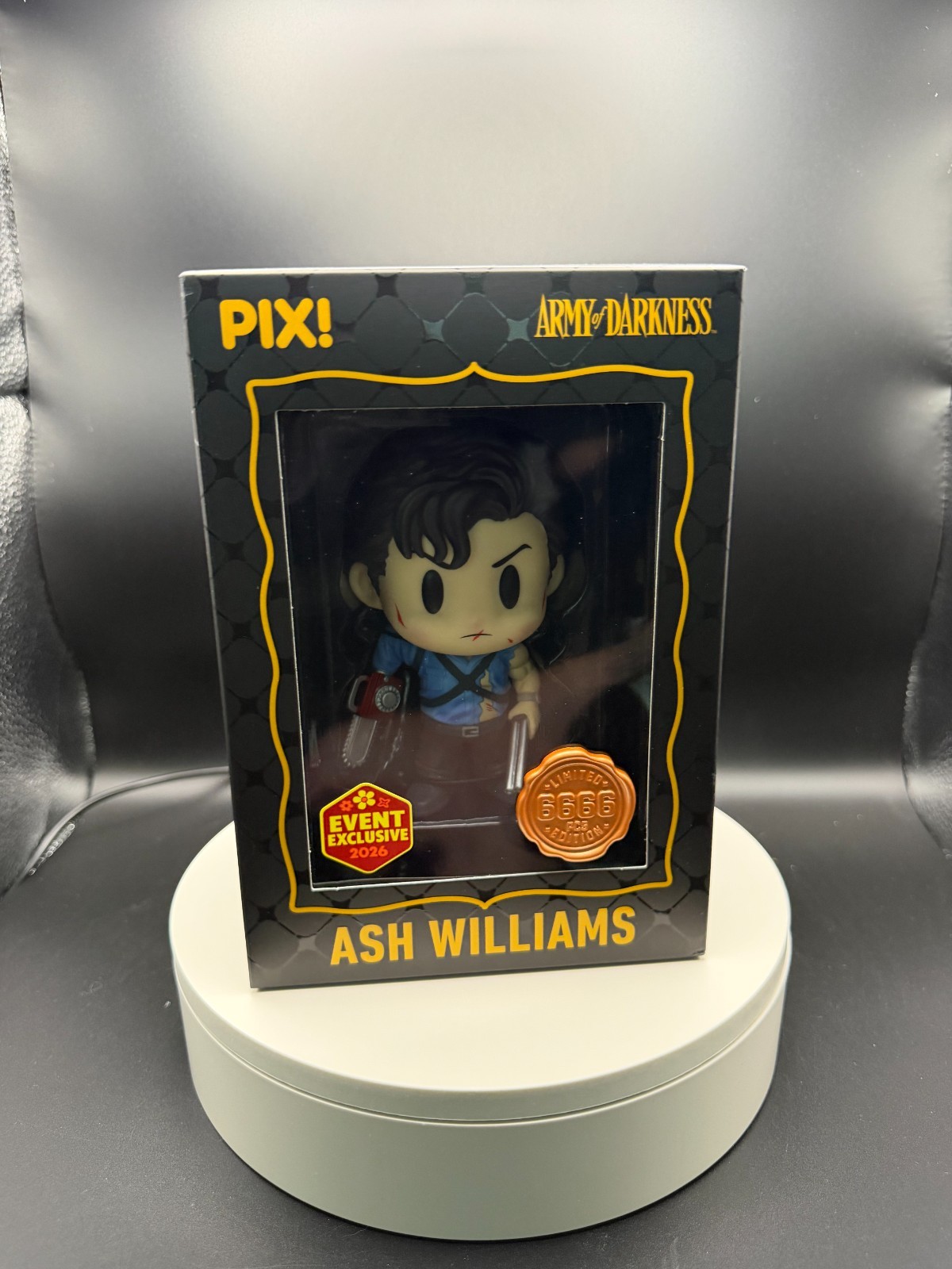 Thrilljoy PIX Army of Darkness - Ash Williams (HERO) LE 6666 - Event Exclusive