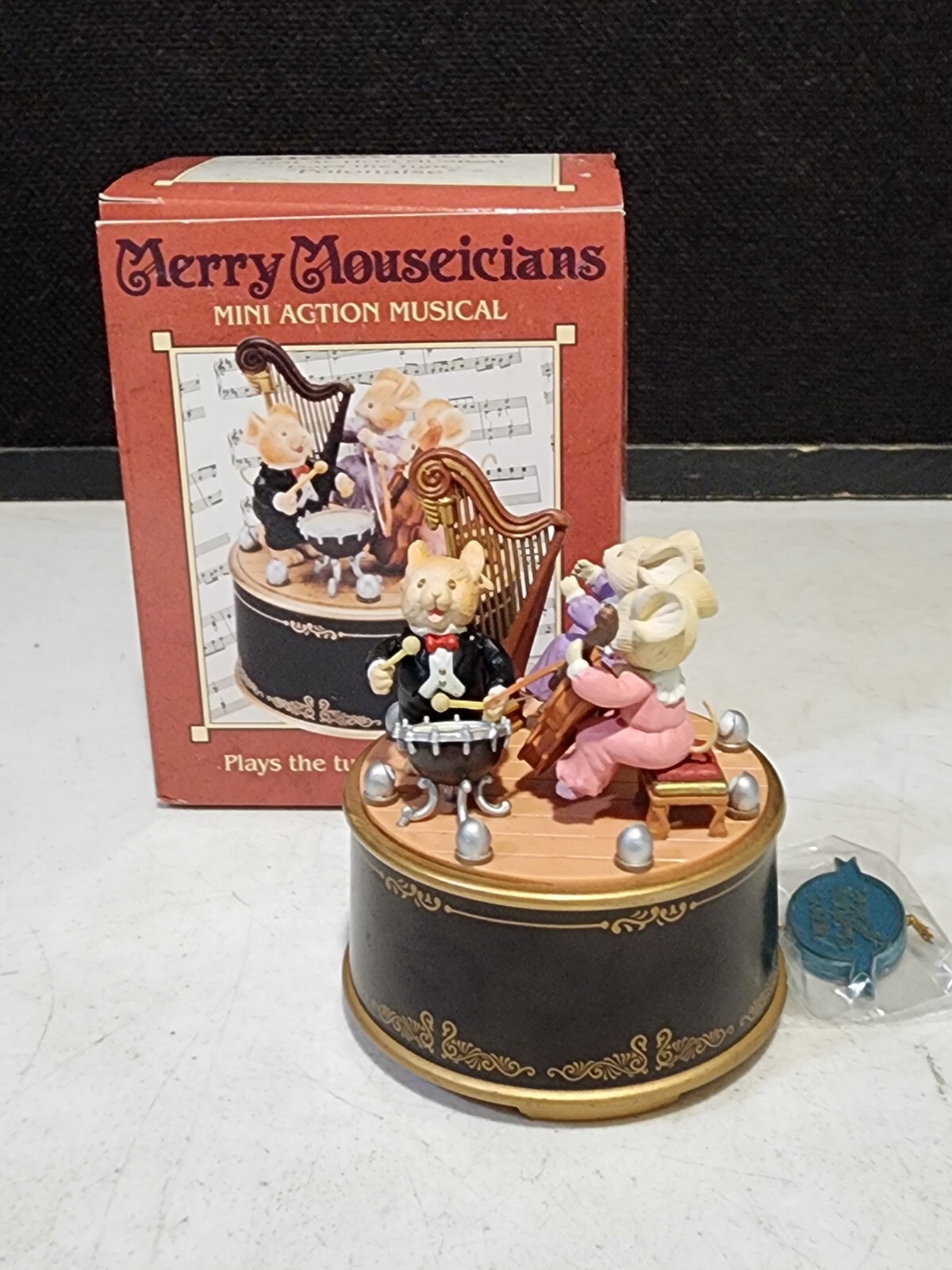 NEW IN BOX Enesco MINI MOUSEICIANS Suite Petites Mini Action Musical Box #55171