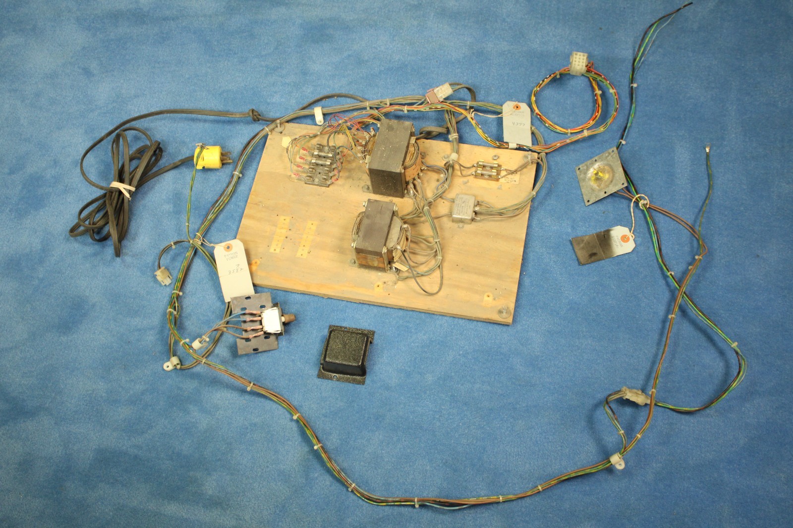 Original 1981 Midway Pac-Man Ms Pac-Man Power Supply Transformer &  Harness 