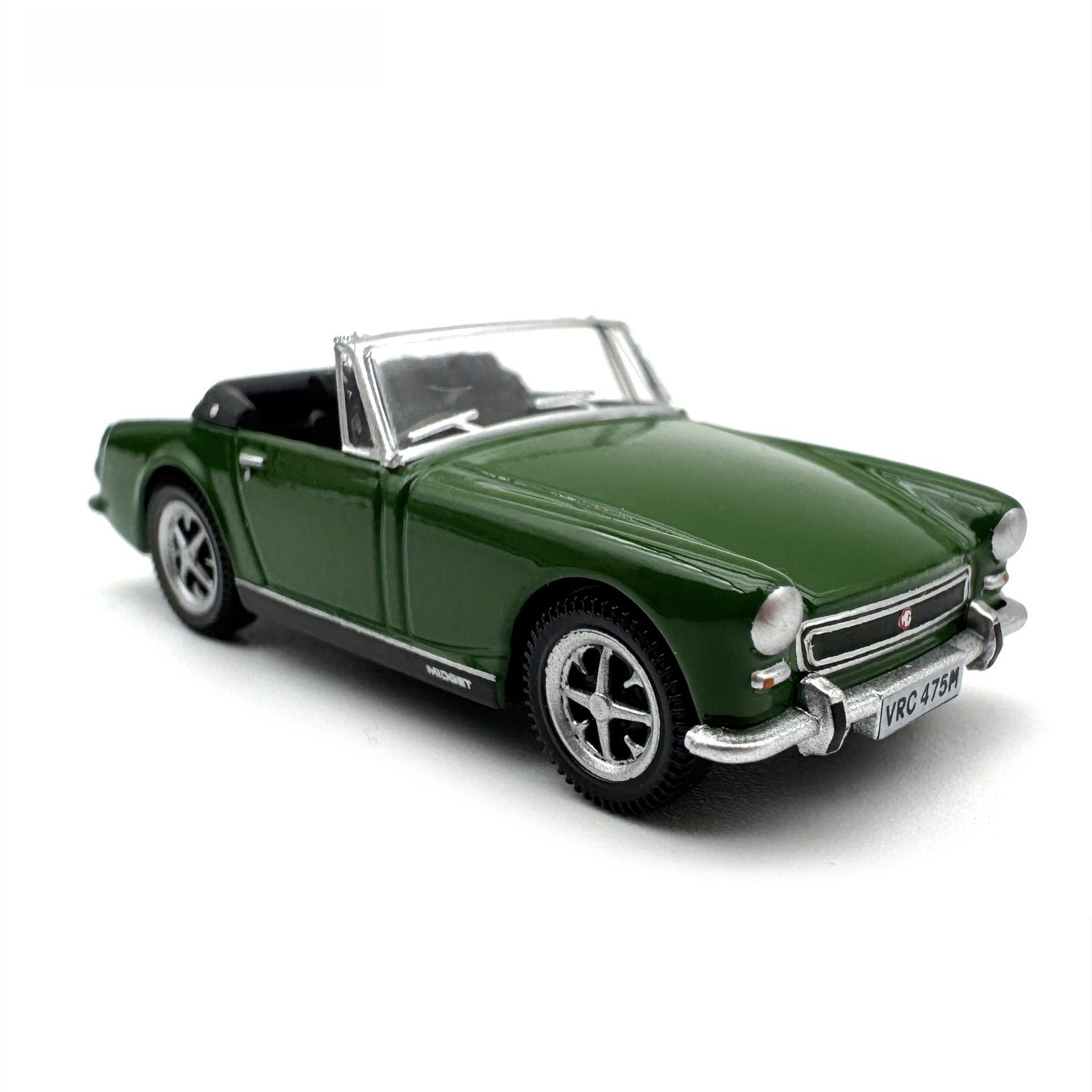 1:76 MG Midget MkIII Diecast Model - British Racing Green Alloy Collectible
