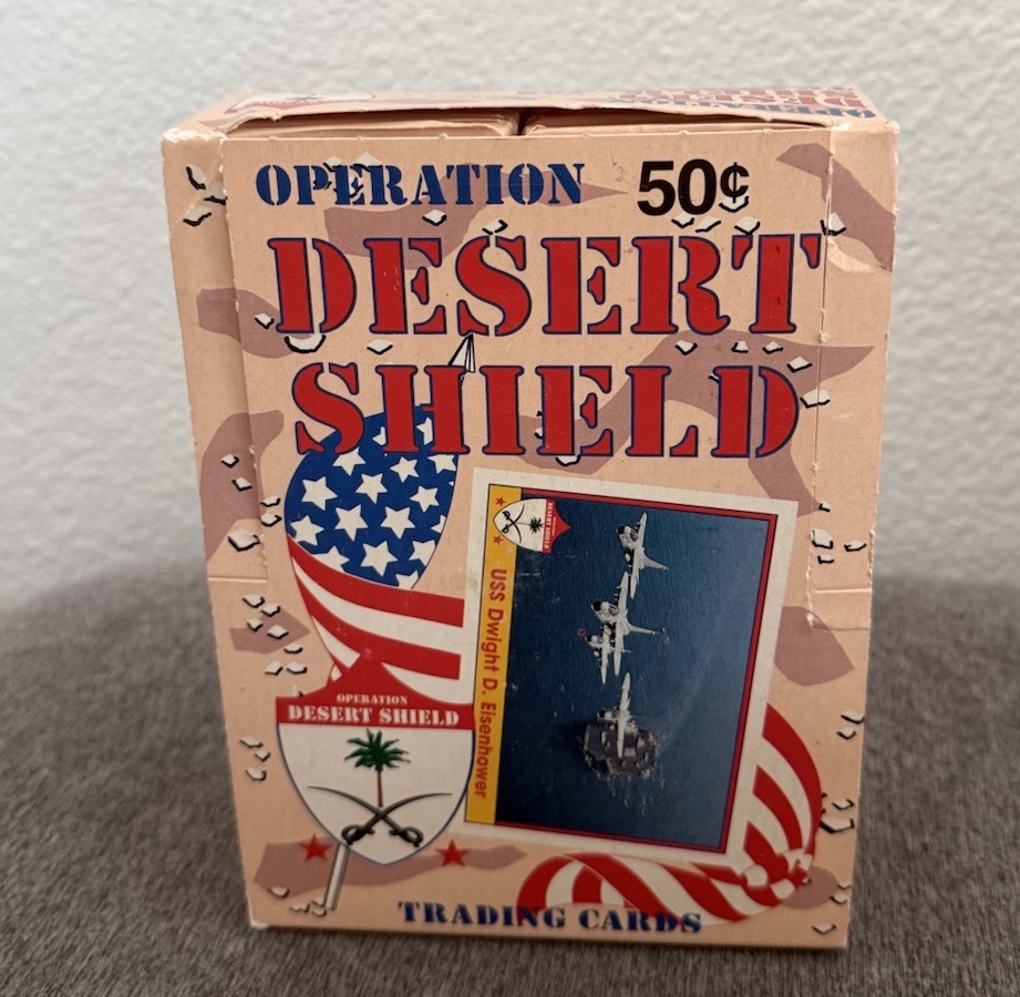 PACIFIC 1991 OPERATION DESERT SHIELD TRADING CARDS 36 SEALED PACKS 