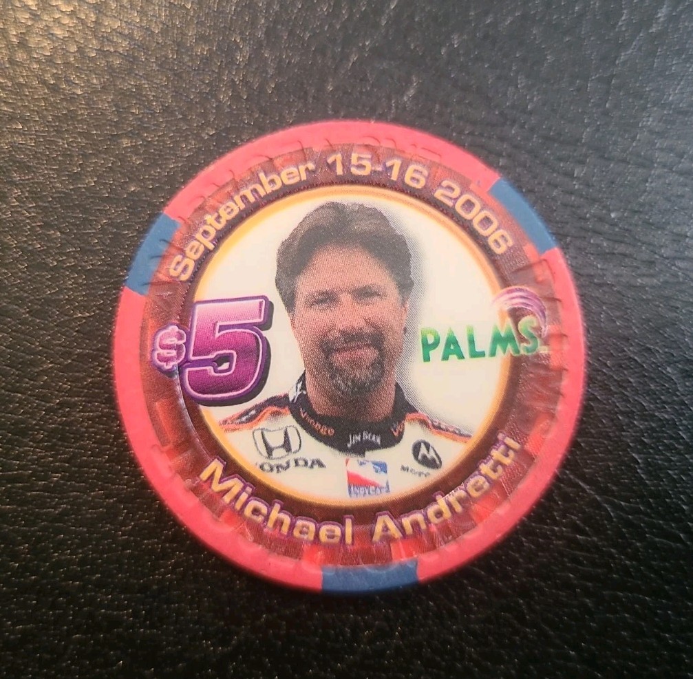 Michael Andretti $5 Palms Casino token 2006