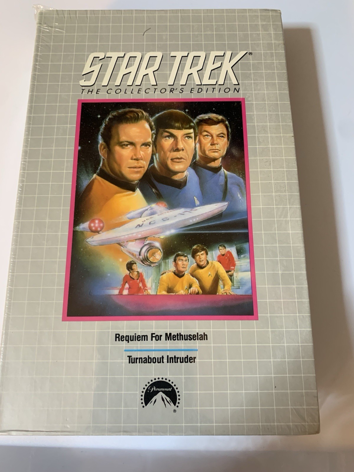VHS Star Trek Collectors Edition SEALED Requiem For Methuselah Turnabout Intrude
