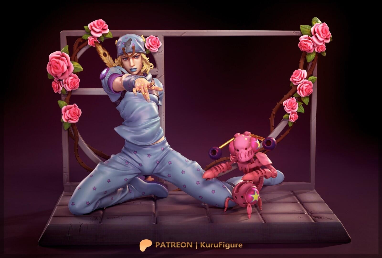 1/8 Scale | Johnny Joestar | High Quality UNPAINTED Resin Garage Kit