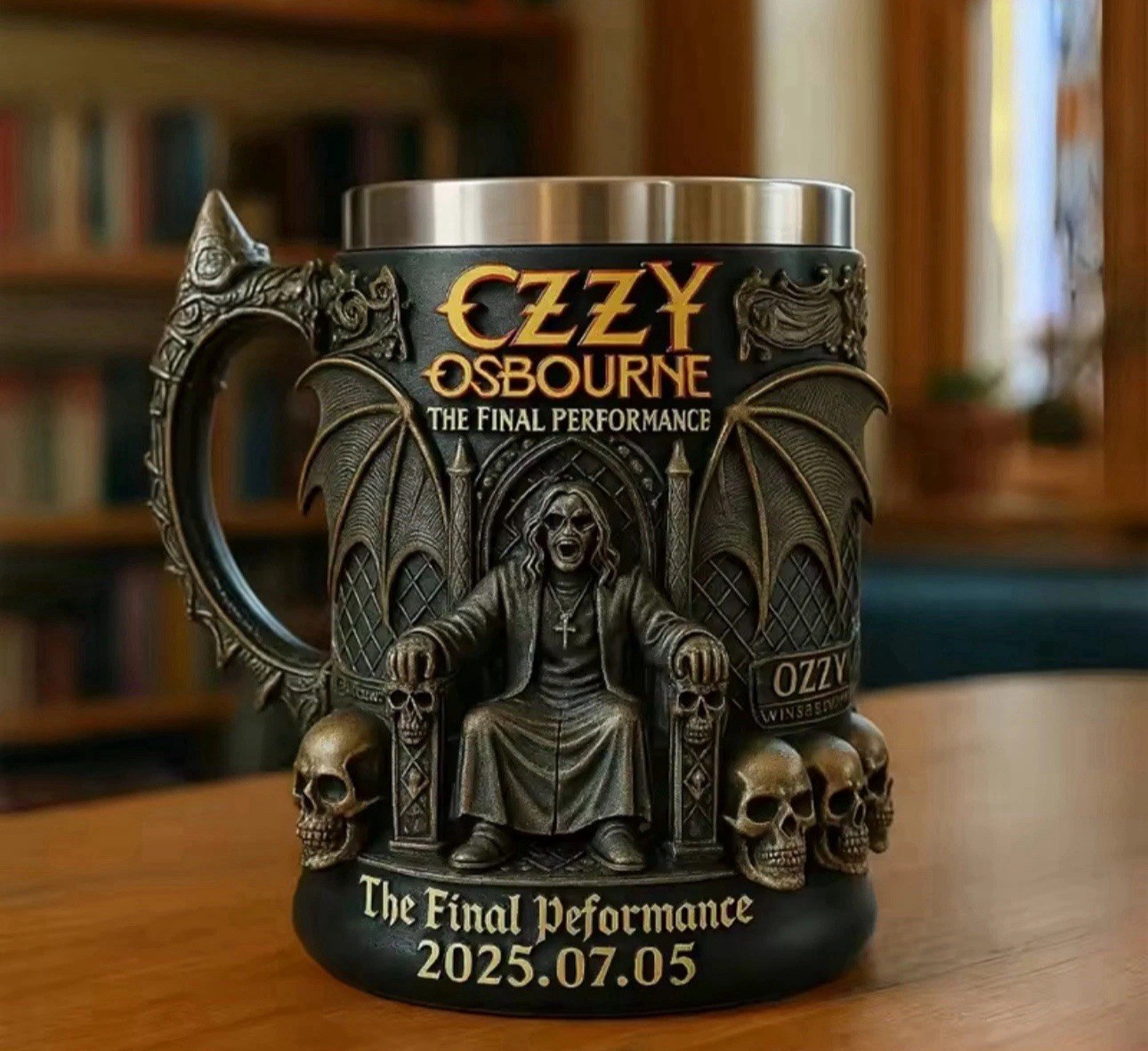 OZZY OSBOURNE (1948-2025) Black Mug For Coffee Lovers