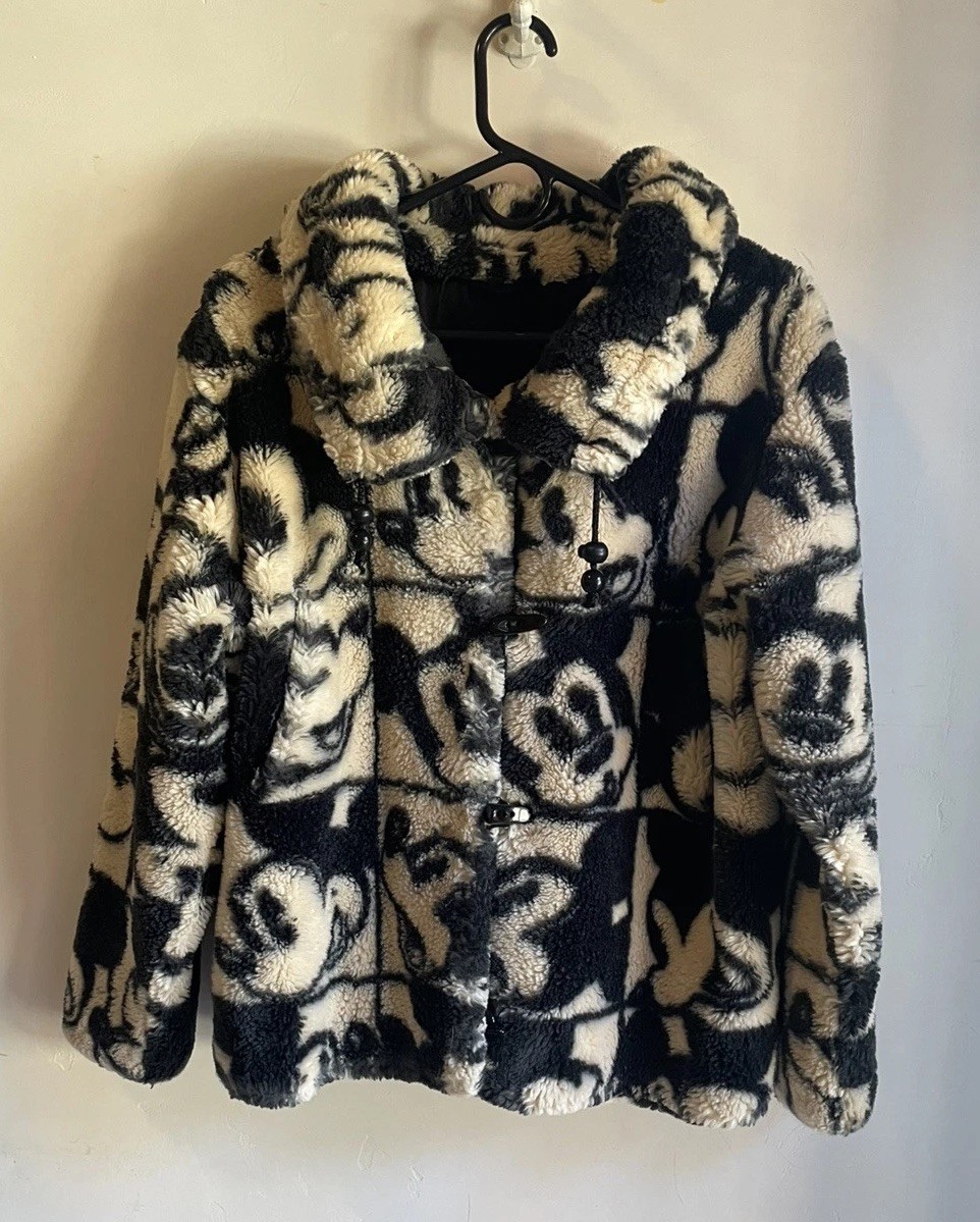 RARE 90s Parisian Faux Fur Mickey Coat ~ Apparence Paris