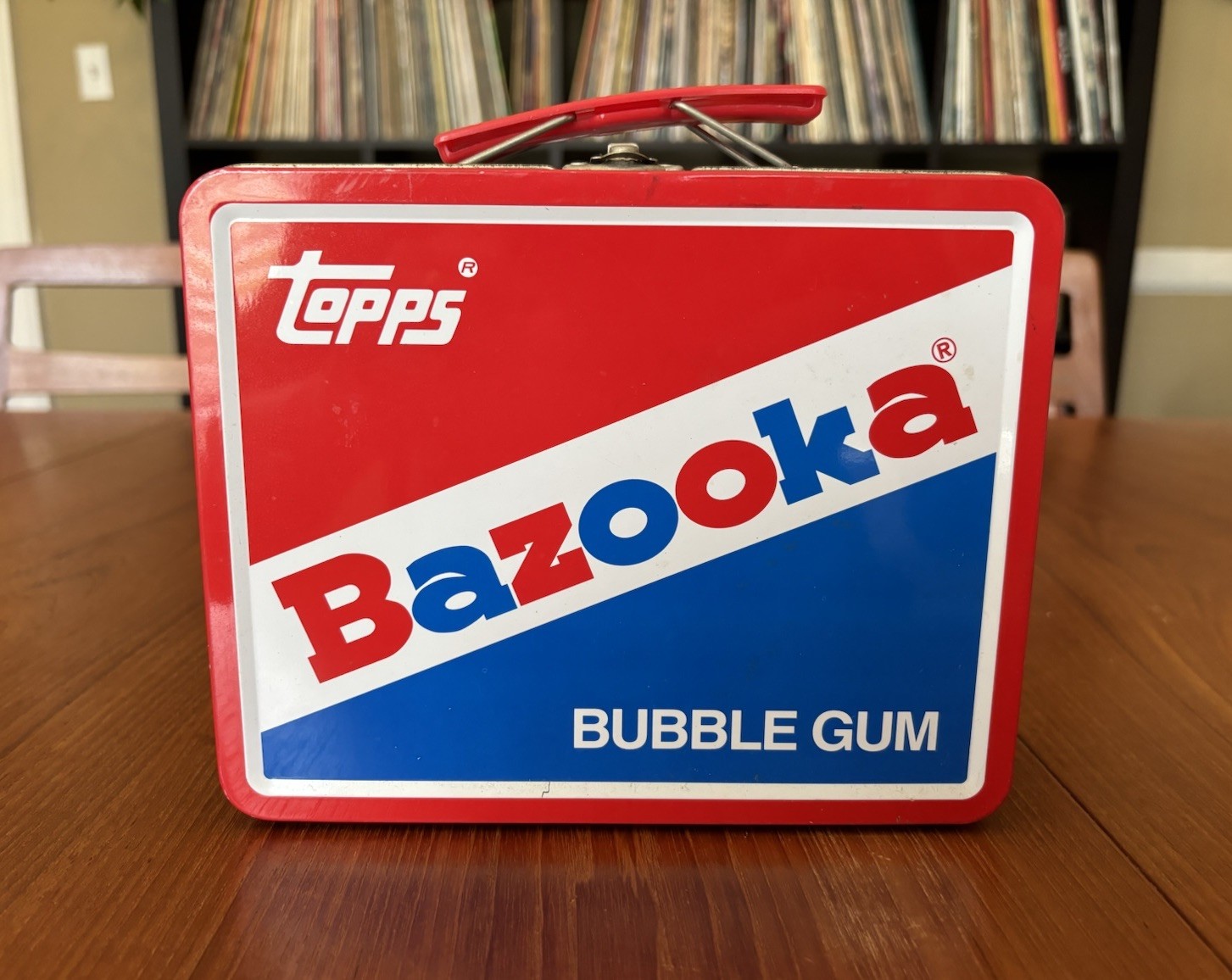 Vintage Topps Bazooka Bubble Gum Tin Lunchbox