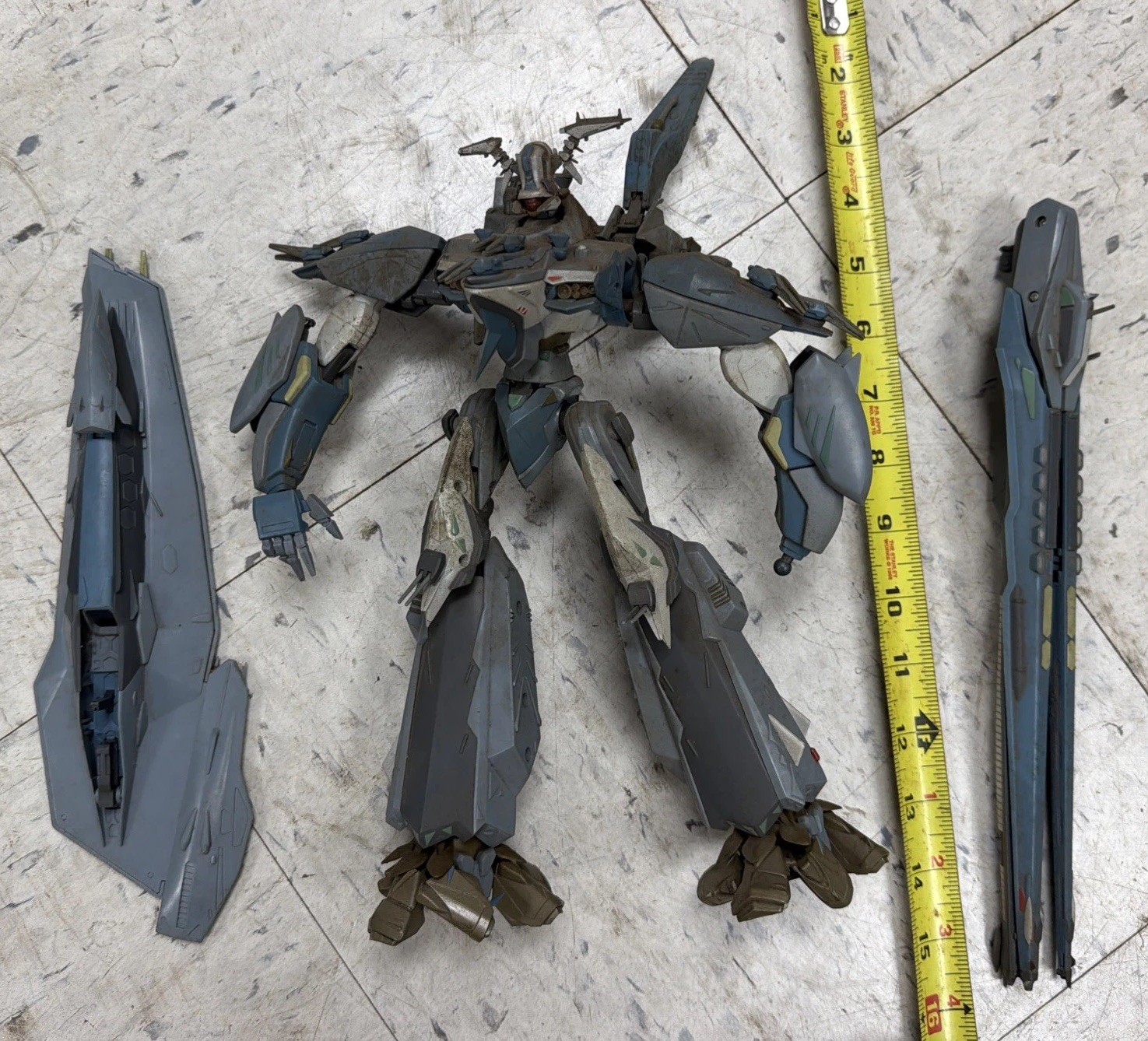 Super Rare 2014 DX Chogokin GE-48 Macross Quarter Transformable Figure Near Comp