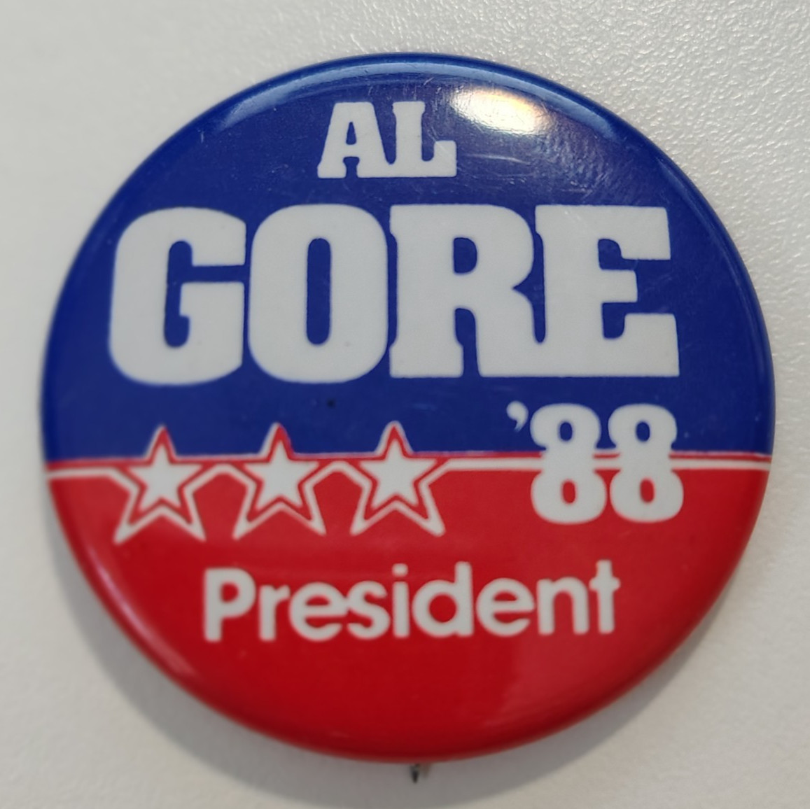 1988 Al Gore Tennessee Democratic Primary Campaign Badge Button